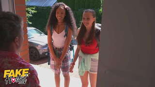 Fo Fwaye Cho Triyo ak Tits Pafè Stacey Cruz ak Bobbie Indy